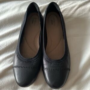 Clarks ultimate comfort Black Flats